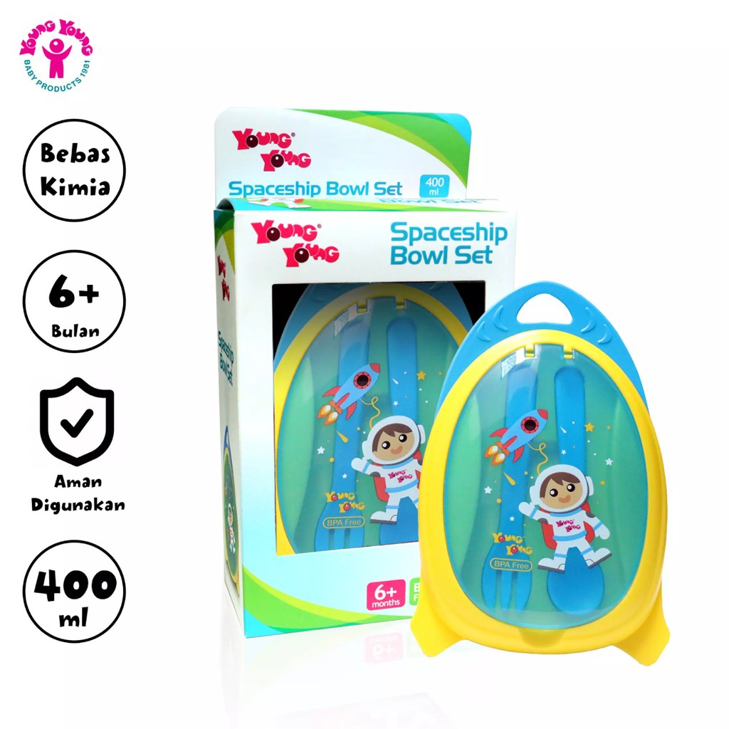 YOUNG YOUNG Tempat Makan Bayi Plastik BPA Free IL-229