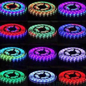 Lampu LED STRIP 3528 SMD 2835 IP44 RGB Lampu Tik tok Rgb REMOTE ADAPTOR MODUL SET Tiktok