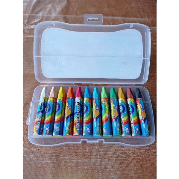 Crayon Oil Pastel  Alat Lukis Warna 12 warna Parko Murah / oil&amp;dry pastel