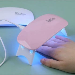 Pretty Pengering Kutek Gel Lampu LED UV Mini 6W Portabel Nail Dryer