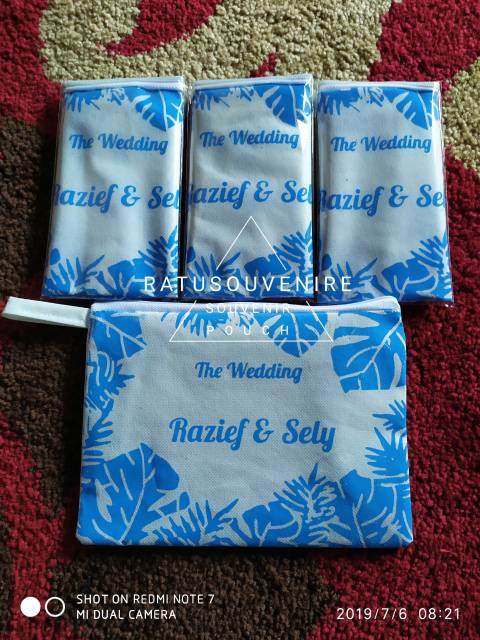 Dompet Souvenir Pernikahan Undangan Ucapan Terima Kasih Wedding Nikah Pertunangan Engagement ||
