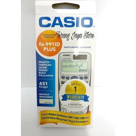 

Unik Kalkulator Scientific Casio FX 991ID Plus Murah