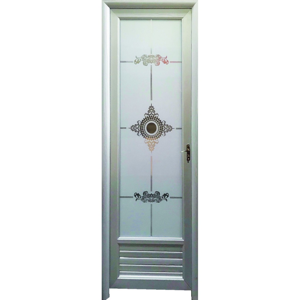 Pintu Kamar Mandi Aluminium 3/4 kaca