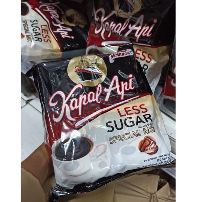 

vf2011vf Kopi Kapal Api Less Sugar Paket Hemat Isi 20 Sachet Kopi Instant Ds20X11