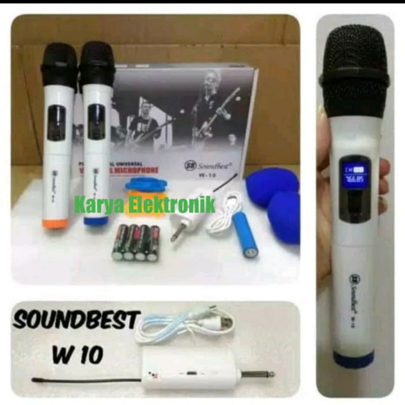 MIC WIRELESS SOUNDBEST W10 MIC WIRELESS SOUNDBEST W 10