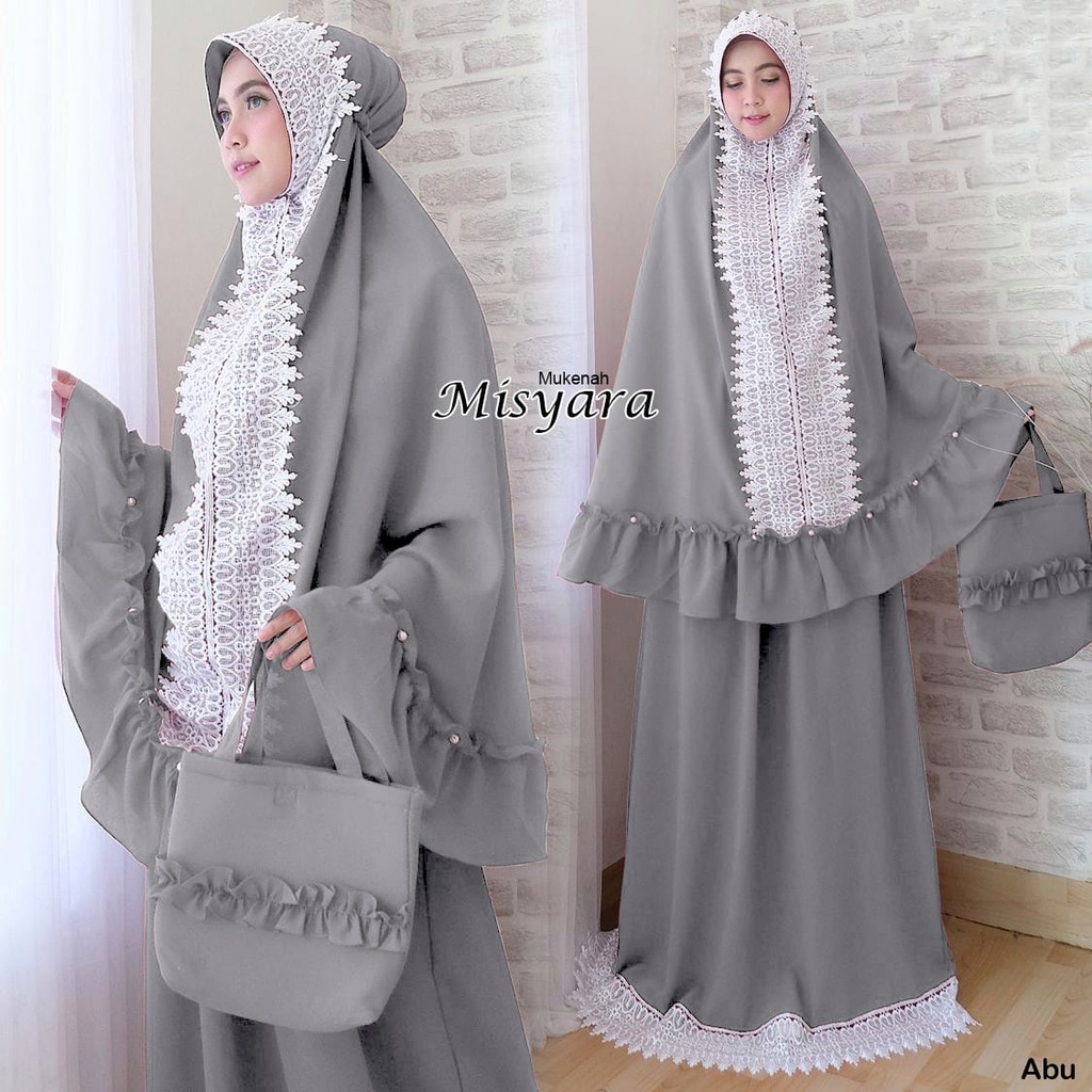 Mukena lebaran wanita 2021 murah berkwalitas premium misyara