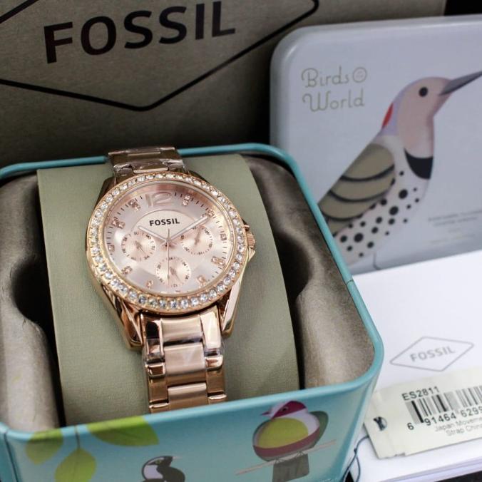 Jam Tangan Wanita Fossil Original ES2811 ES 2811 Mewah Maximal
