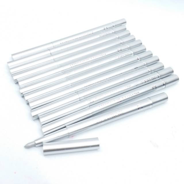 EYESHADOW &amp; EYELINER PENSIL EIGNER HITAM &amp; SILVER / lusinan