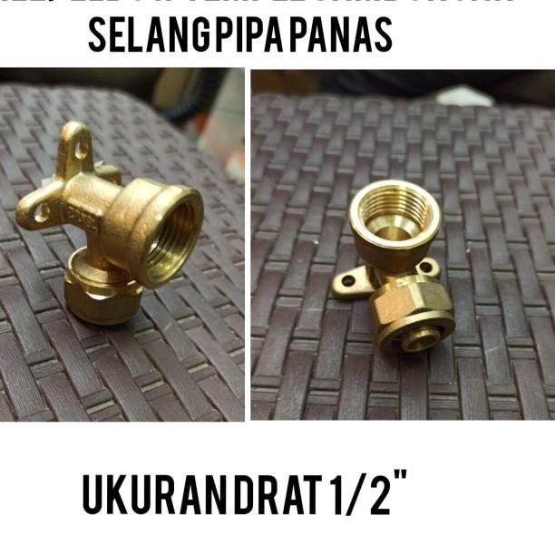 ➾ Knee/Sambungan Selang Air Panas 1/2"/ Elbow Selang Air Panas ✈