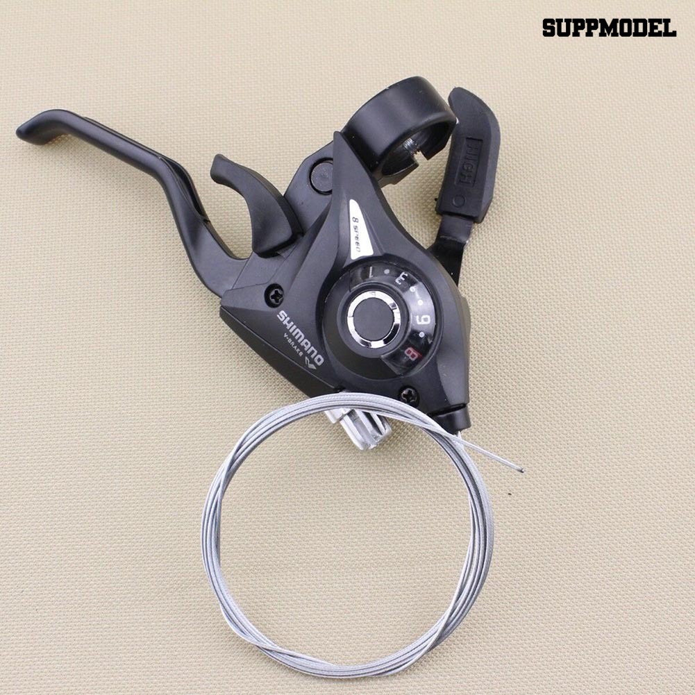 2pcs Tuas Rem Tangan Kiri / Kanan 8 / 24 Kecepatan Untuk Sepeda MTB