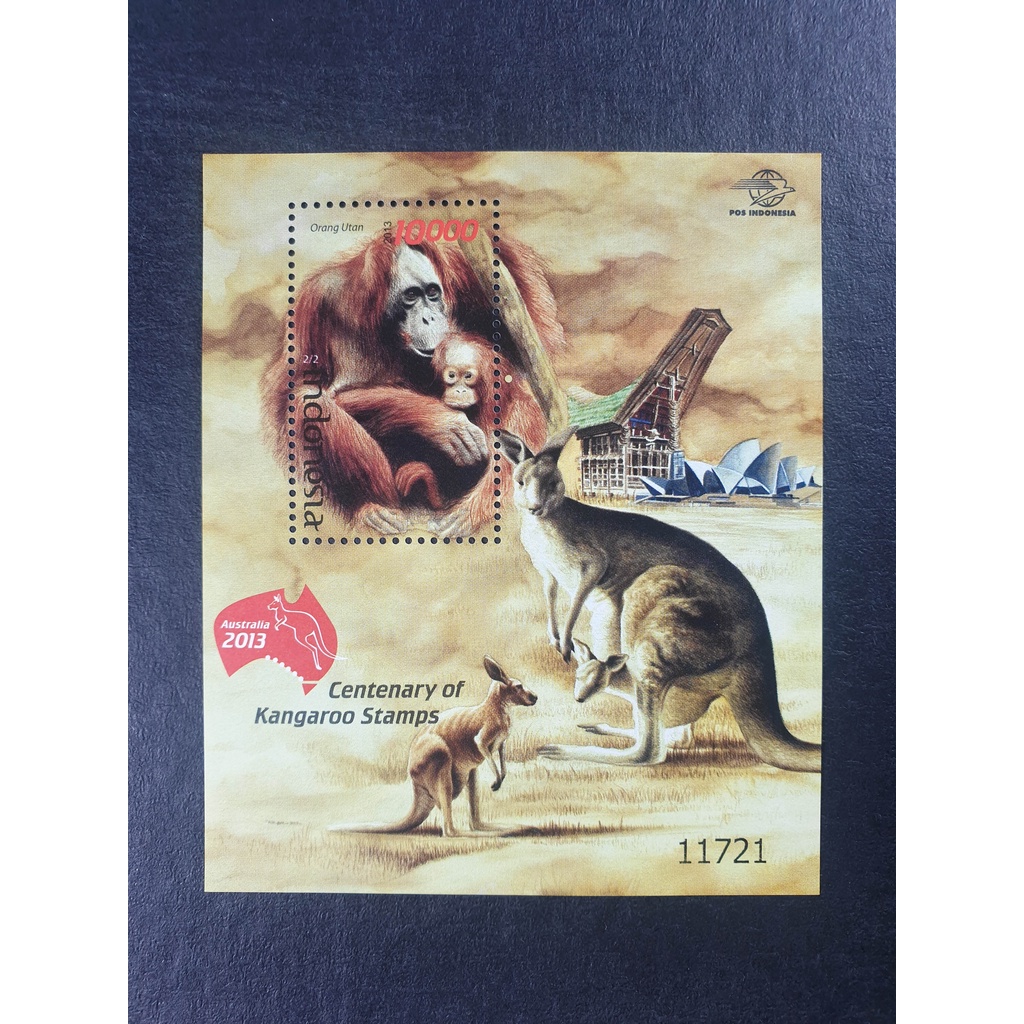 

Perangko Souvenir Sheet Centenary of Kangaroo Stamps 2013