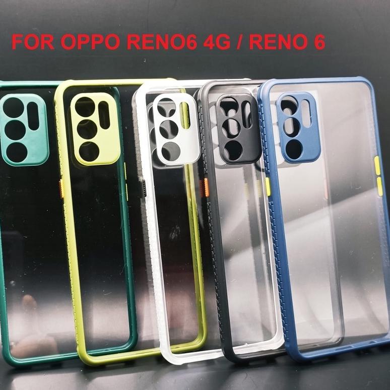 Stock banyak Oppo Reno6 4G Reno 6 4G Case Softcase Crystal Color Case Casing Oppo Reno6 4G Reno 6 4G