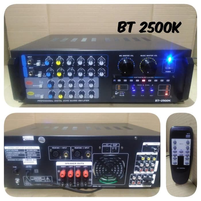 ATL BT 2500K AMPLI KARAUKE POWER AMPLIFIER SOUND SYSTEM