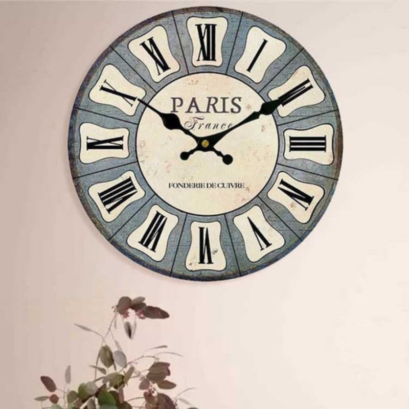 JAM DINDING / CLOCK QUARTZ CREATIVE DESIGN - MOTIF ROMAN