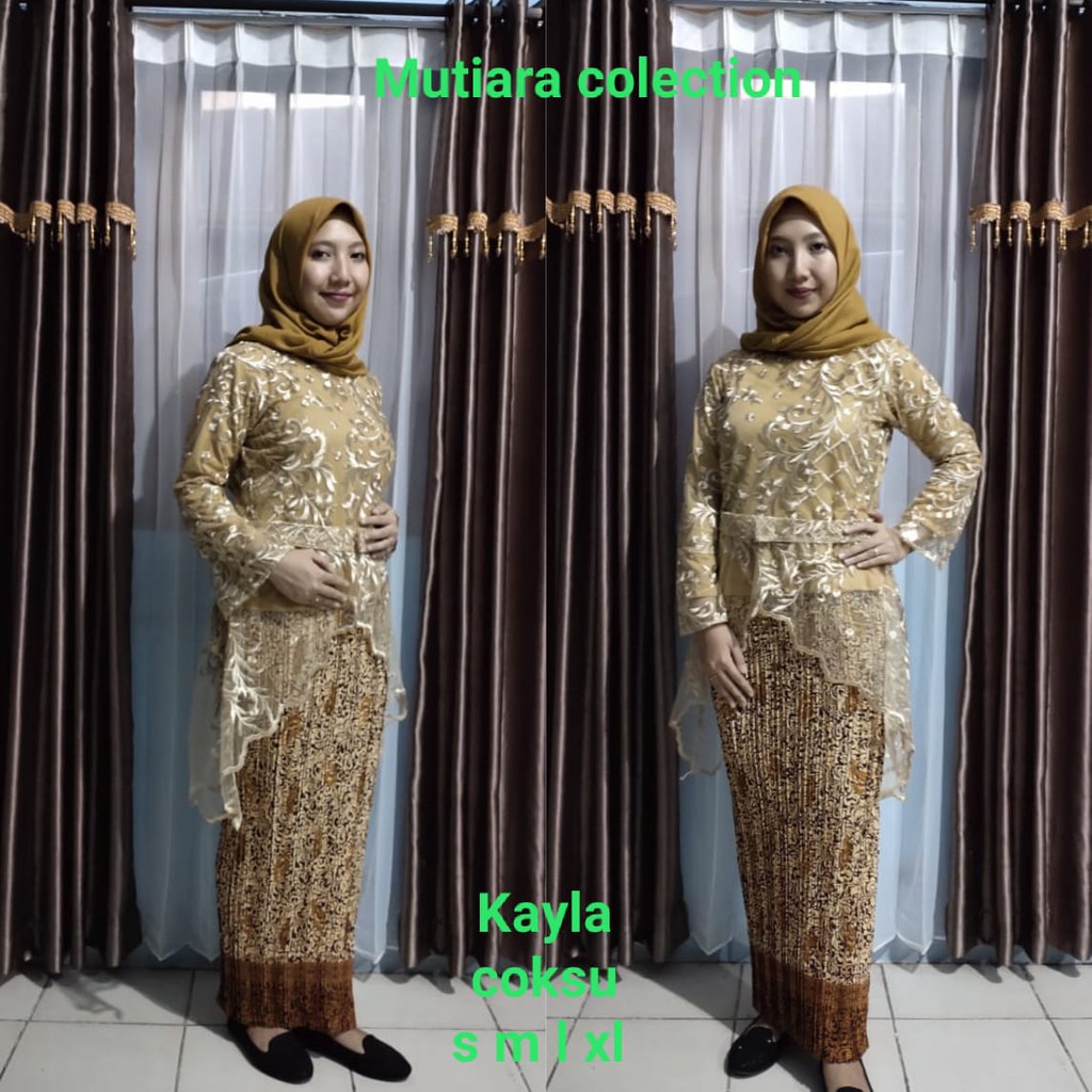 Set Kebaya Kayla Tile Aneka Pilihan Warna