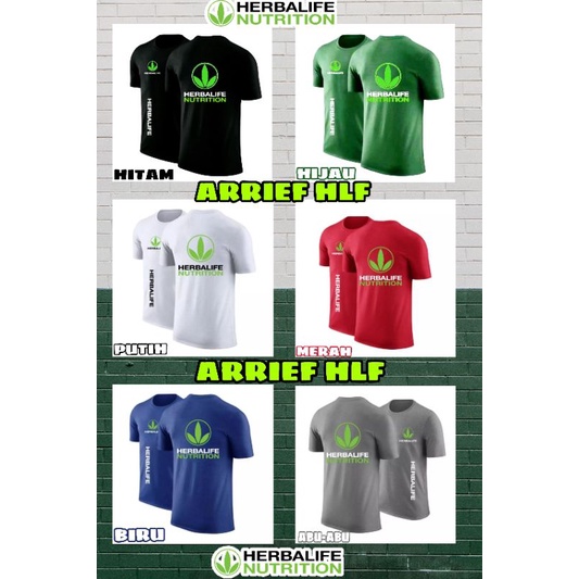 KAOS HERBALIFE LENGAN PENDEK BAJU HERBALIFE