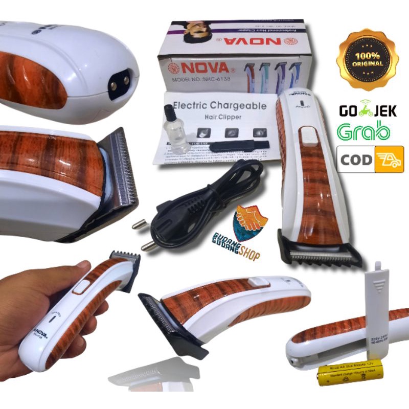 Alat Cukur Kumis Jenggot Mesin Cukur Nova
