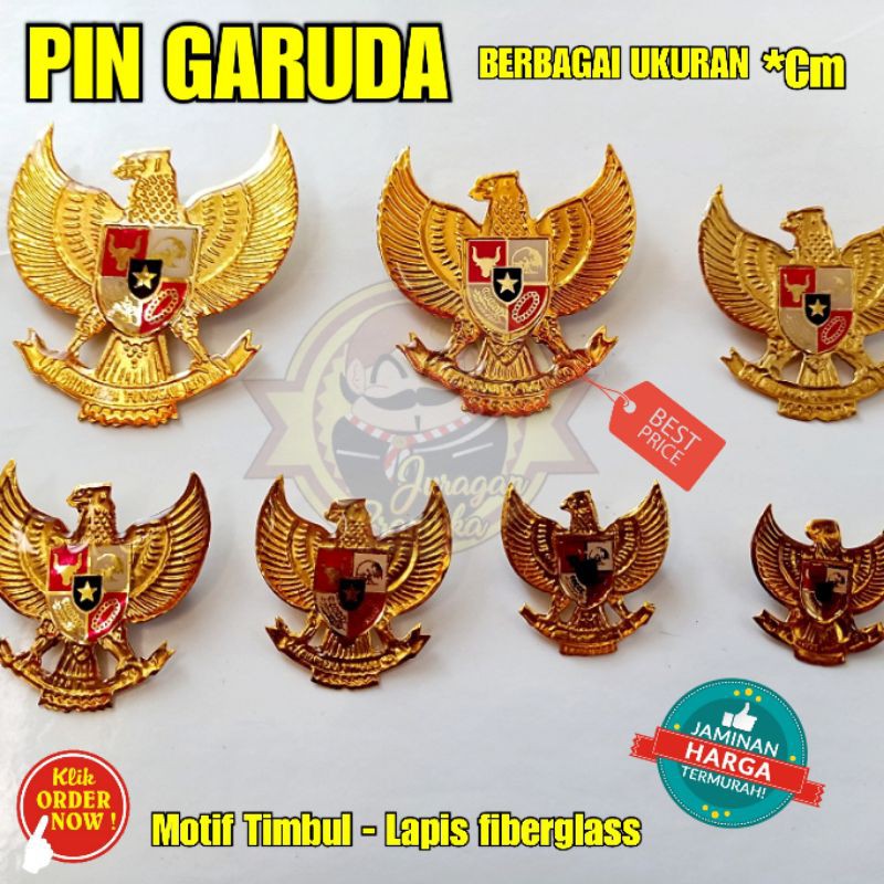 PIN GARUDA BERBAGAI UKURAN  (2,5) (3) (3,5) (4) (4,5) (5) (6)