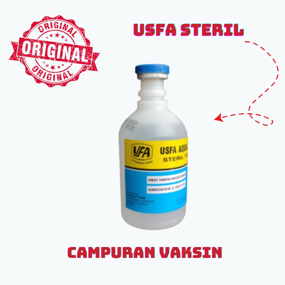 Aquadest/ aquadest steril 100 ml USFA