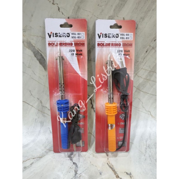 Solder Gagang Plastik / Solder Plastik Visero VSL-03 60W