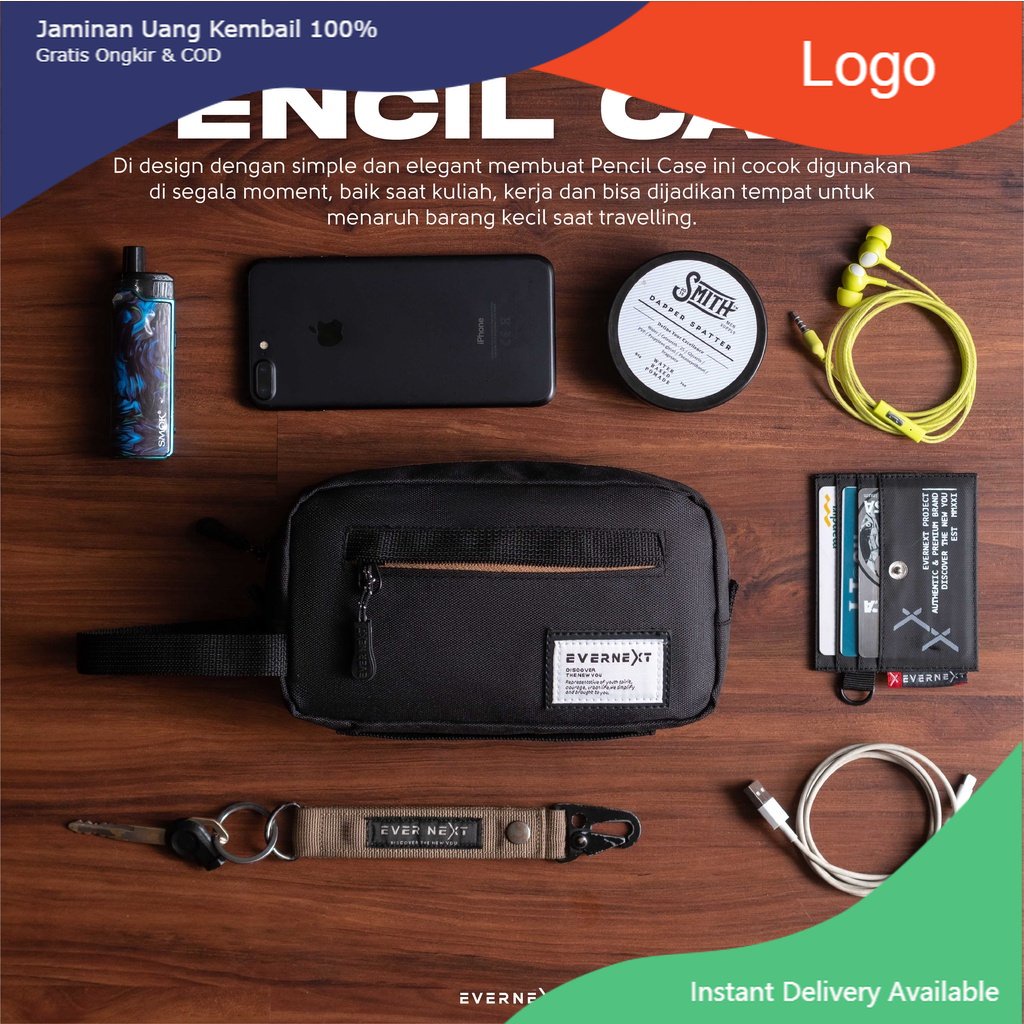 

Evernext - Pencil Case Tempat Pensil Sekolah Kantor Kuliah Traveling Organizer