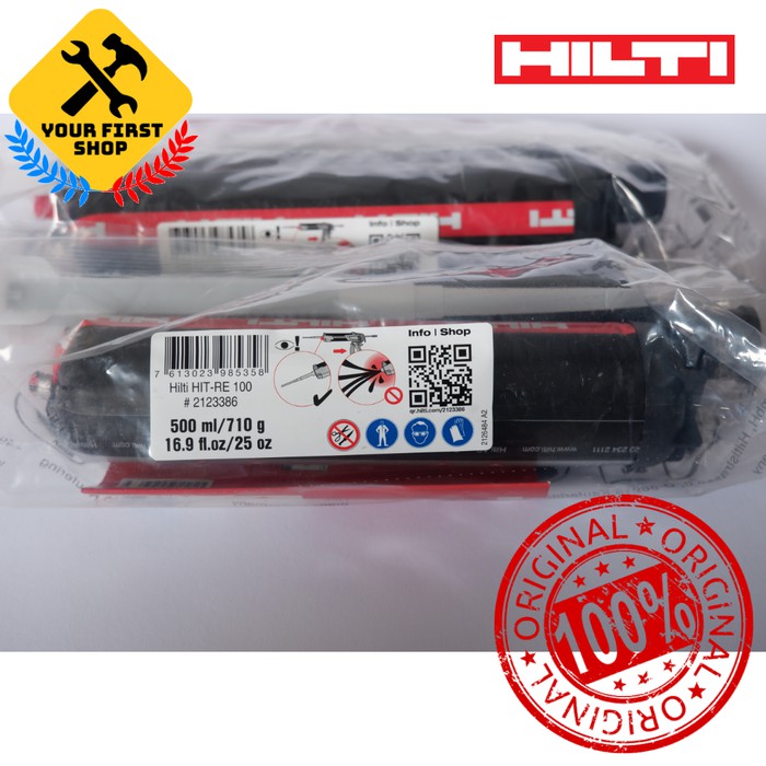 FREE ONGKIR HILTI HIT RE 100  500 ml LEM CHEMICAL BETON  ANGKUR & REBAR