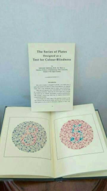 BUKU TES ISHIHARA BUTA WARNA 14 PLATES