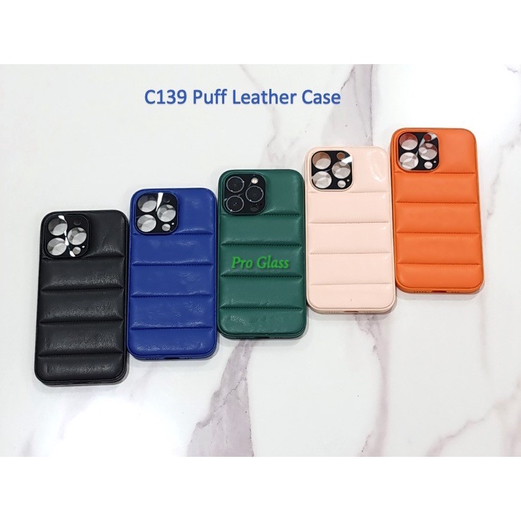 C139 Iphone 11 / 11 PRO / 11 PRO MAX / 12 / 12 PRO / 12 PRO MAX / 13 / 13 PRO / 13 PRO MAX PUFF Leather Silicone Case