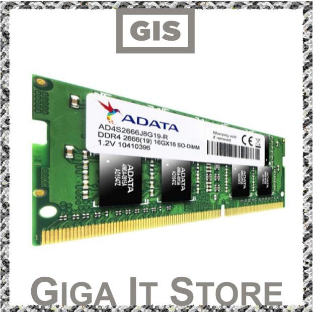 Adata SO DIMM DDR4 8GB - PC 21300 2666MHz Memory For Notebook Sodim