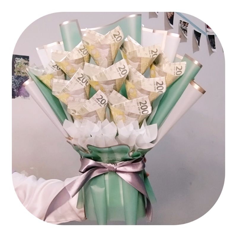 BUKET UANG 20000 (2000 X 10 lembar) FREE BOX