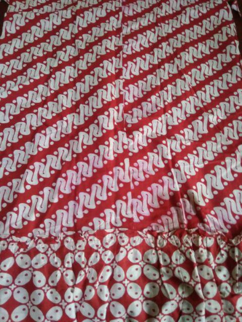 Gamis Zara Merah Delima Original Batik Pekalongan