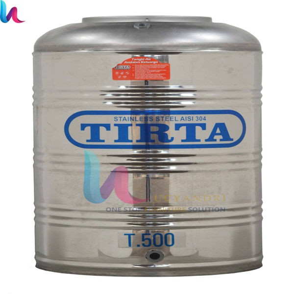 Tangki Air Stainless Steel Tirta T 500 Tk Water Tank Toren Air Tandon Air Shopee Indonesia