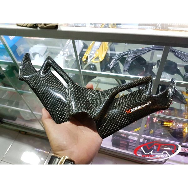 winglet carbon kabon ninja 250 fi  r15 cbr250rr new ninja 250 zx25r r25 winglet kumis spion lampu