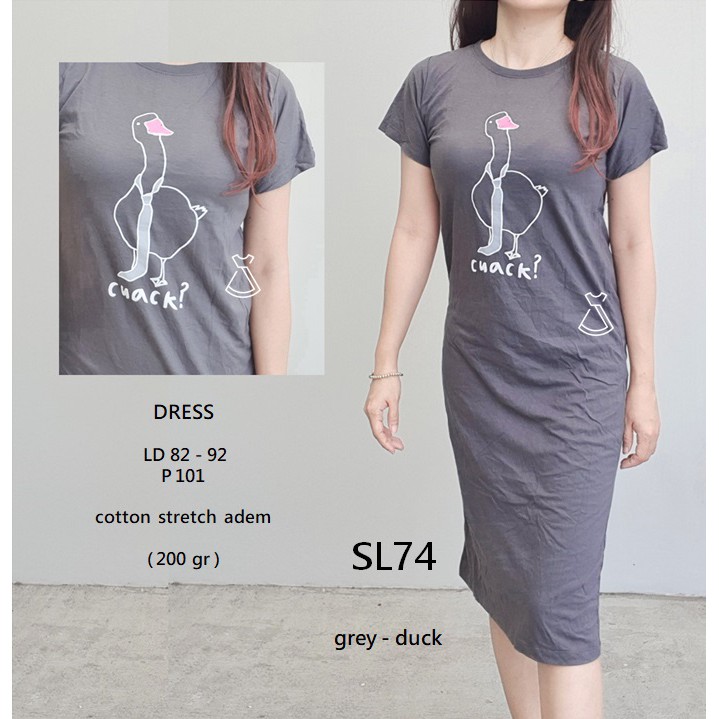 SL74 - DRESS T-SHIRT COTTON STRETCH