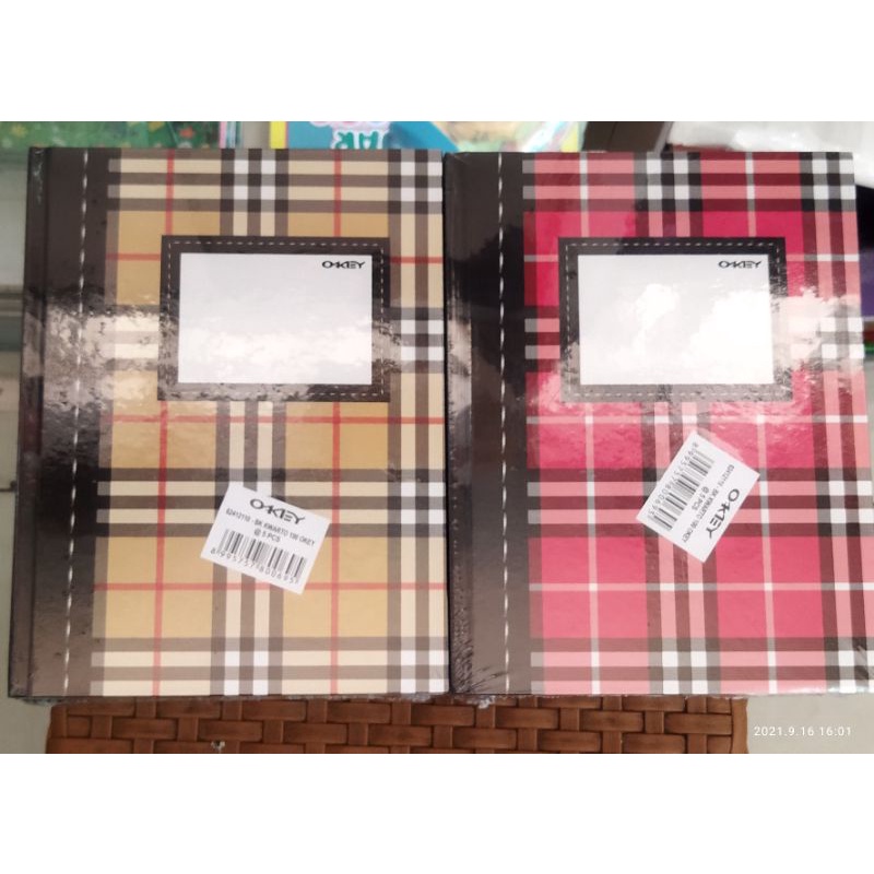 

Buku hardcover kwarto Okey 100 lembar