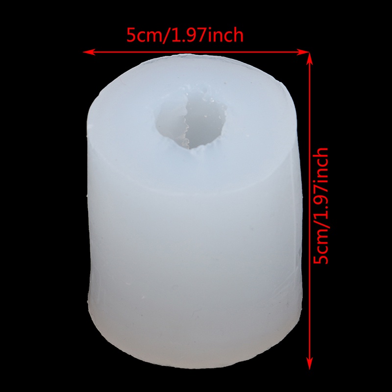 Cetakan Sabun Lilin Aromaterapi Bentuk Bunga 3D Bahan Silikon