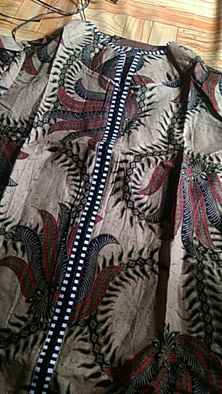 Atasan Batik Wanita Seragam M L Xl Xxl