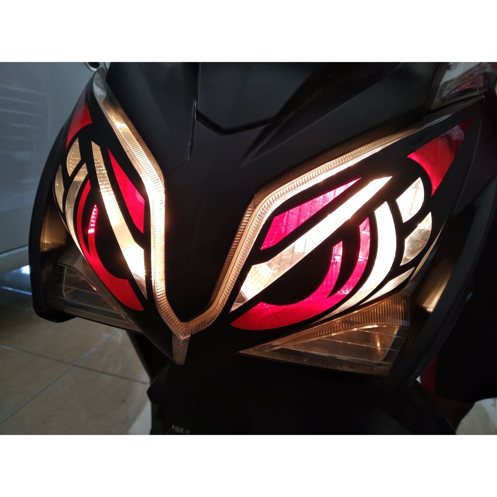 stiker stiker lampu depan  Vario 125 fi OLD MATA ELANG