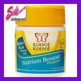 

DERPOWBAKING- NATRIUM BENZOAT KOEPOE KOEPOE 33 GR | PENGAWET -ASLIII.