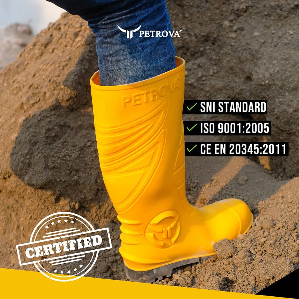 Sepatu Safety Boots Petrova Ultimate Ujung Besi - Safety Boots Petrova ULTIMATE