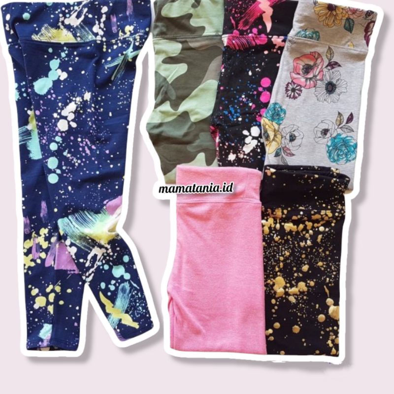 Grosir Lejing Legging Anak Bayi Newborn Perempuan Celana Panjang Cewek Polos dan Motif