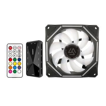 Fan Case alseye led 3 fan 120mm controller el-120 a-rgb kit Pentagon - Kipas casing pc el120 argb