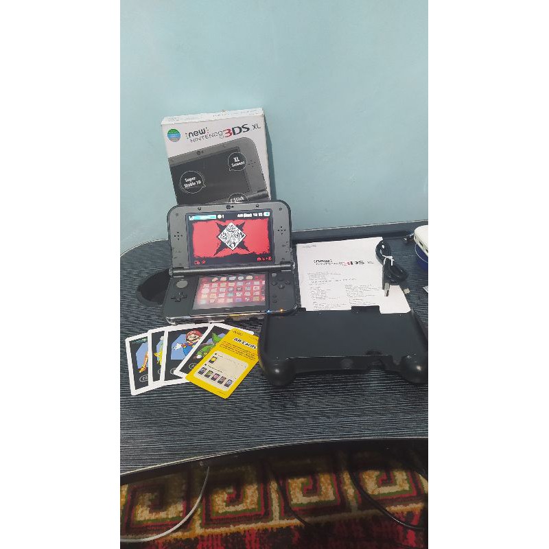 New Nintendo 3DS XL CFW 64GB Metalic Black Second