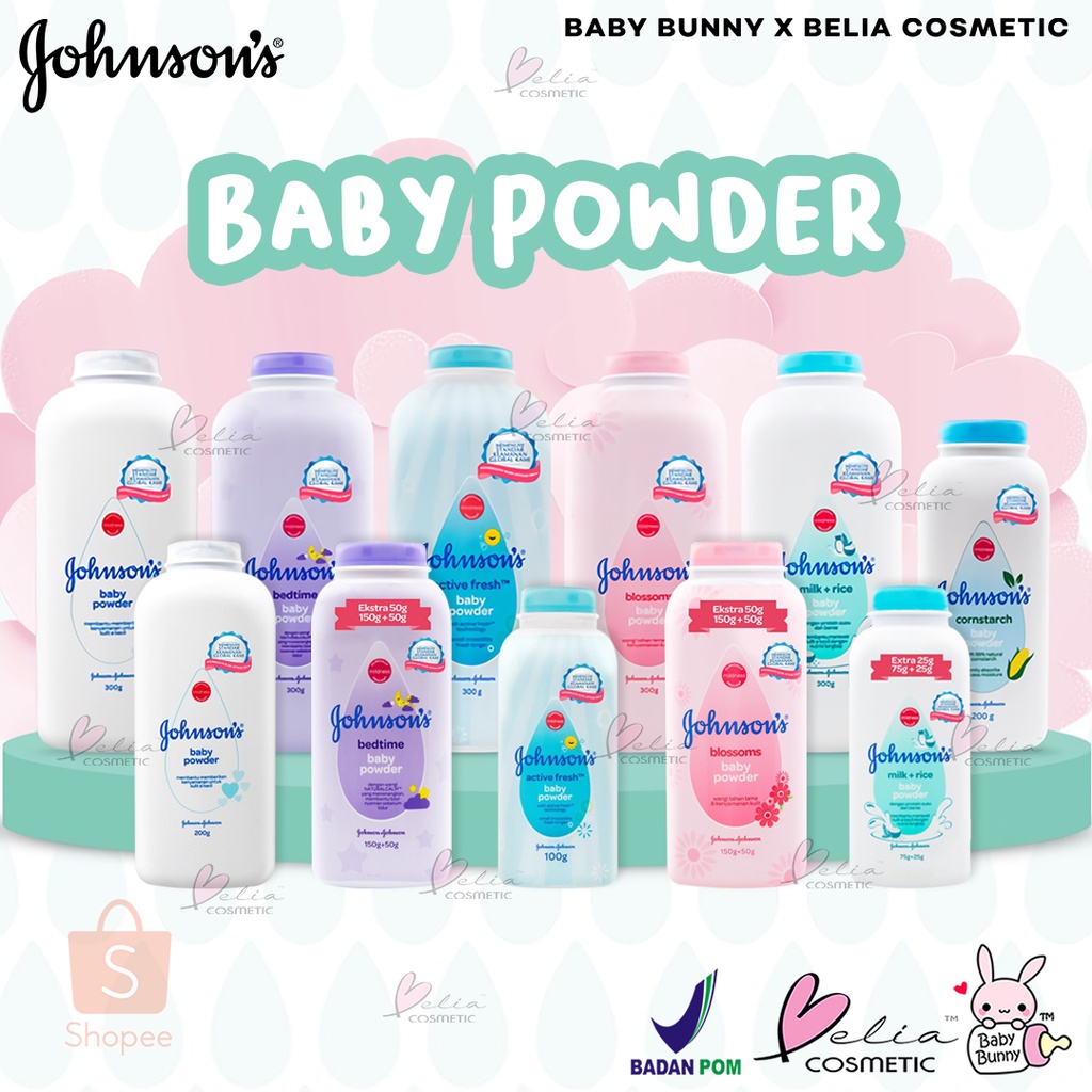 ❤ BELIA ❤ JOHNSON'S BABY Powder | Bedak Bayi | BPOM