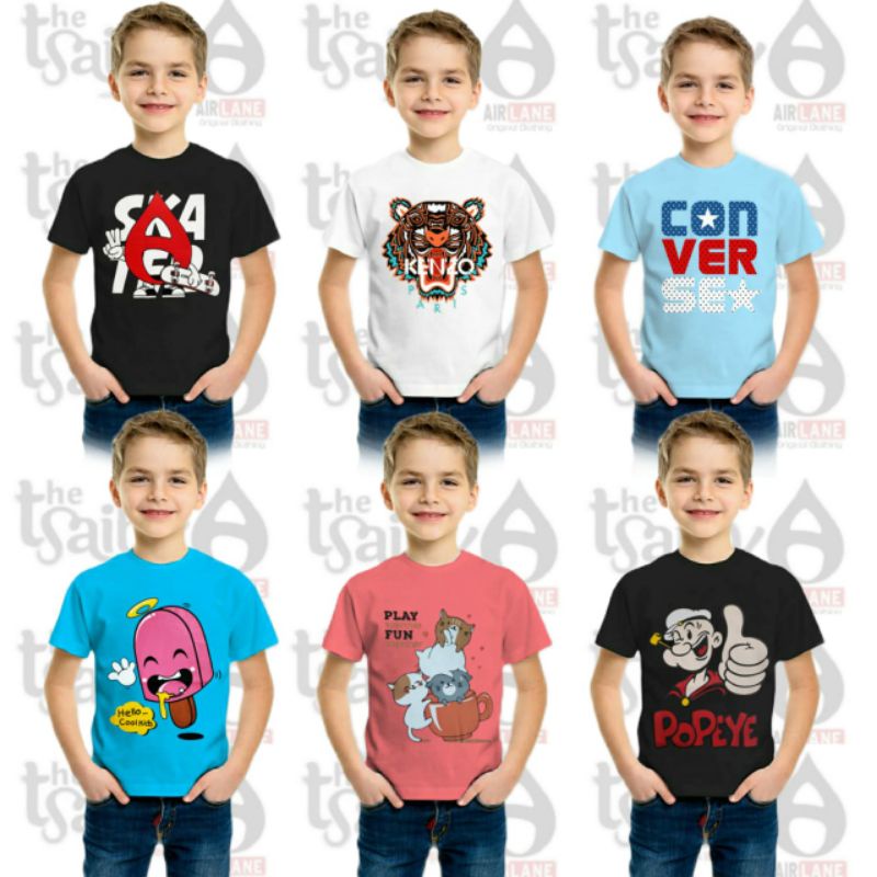 KAOS ANAK DISTRO AIRLANE & TSAIBY (0-8TH)