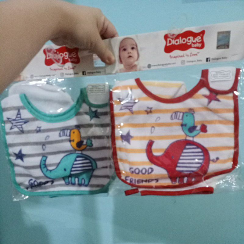 DGA3319 Dialogue Celemek Bayi + Washlap Print Bearies Series