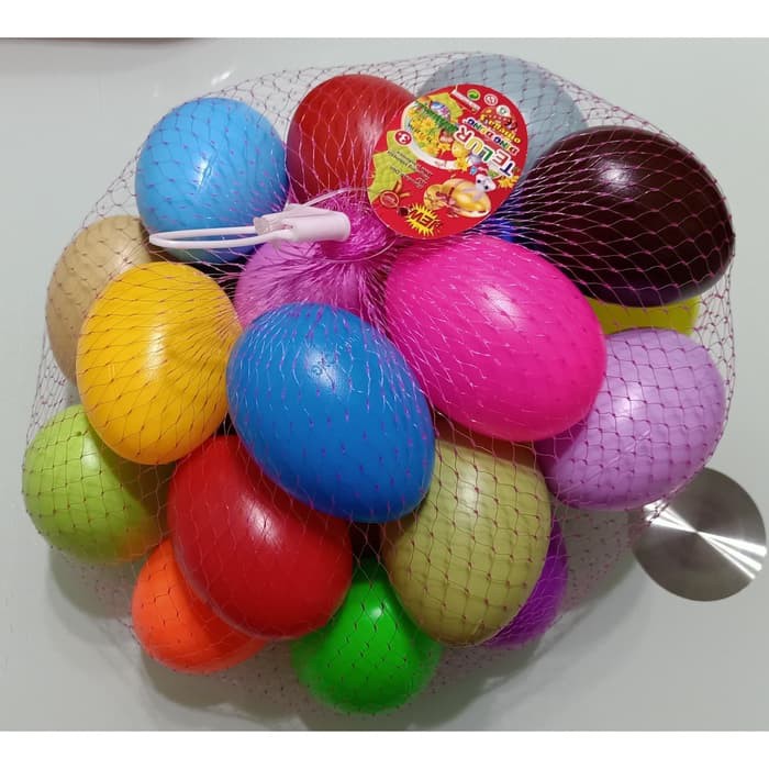 

Terbaru TELUR AYAM PLASTIK ISI 25 MACAM WARNA PER KANTONG Bagus