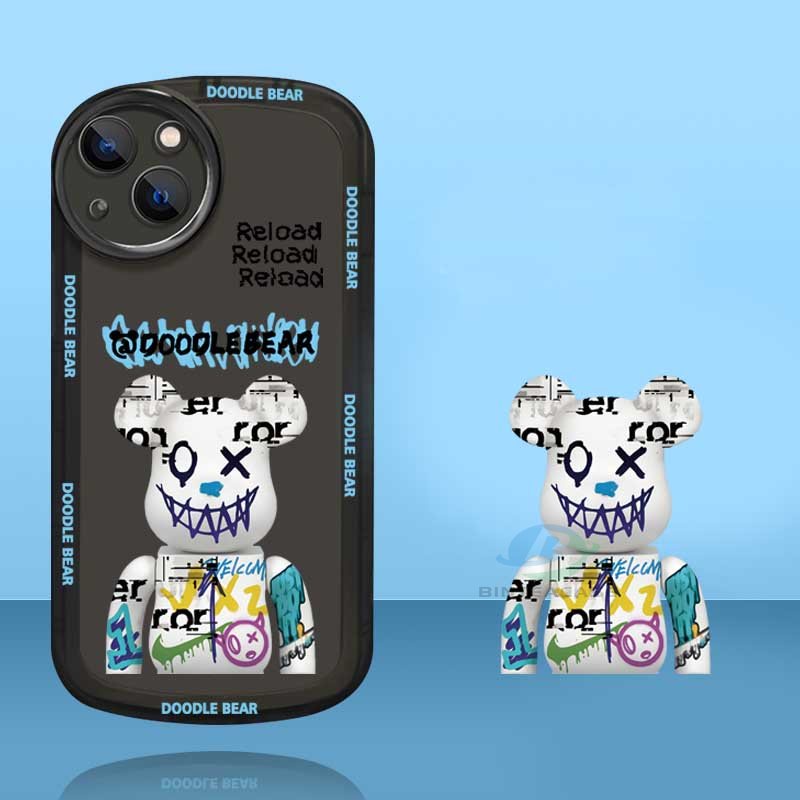 Casing TPU VIVO Y33S Y21T Y21S Y33S Y11 Y12 Y15 Y17 Y12S Y12A Y15S Y15S Y20S Y19 Y91C Y50 Y1 Motif Beruang