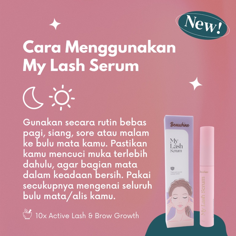 MY LASH SERUM (EYELASH/BULU MATA SERUM, MENEBALKAN BULU MATA &amp; ALIS)