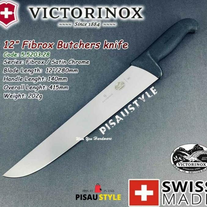 Pisau Sembelih Victorinox Fibrox Favorit Jagal 28Cm TOP TERTAJAM